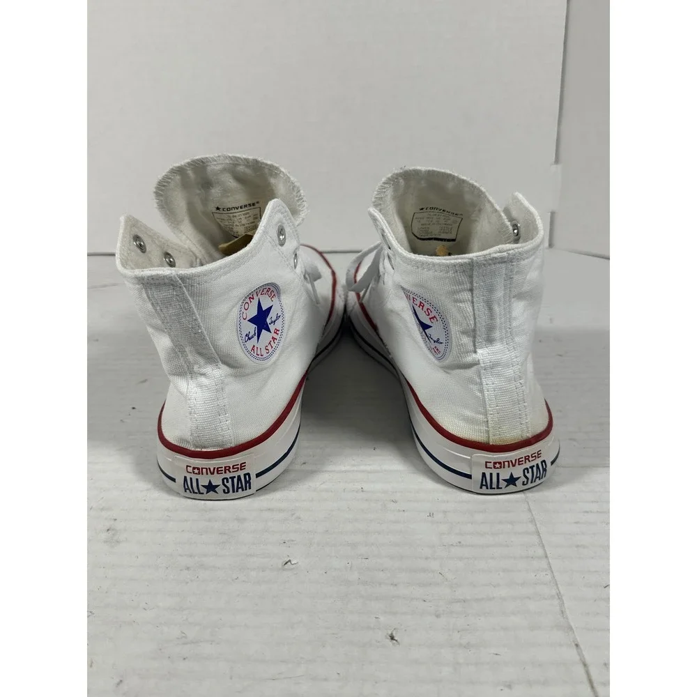 Converse Chuck Taylor All Star High Top White Canvas Mens 10 Womens 11.5 101010